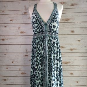 Animal print spandex dress